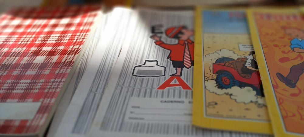 Lote variado de  cadernos antigos