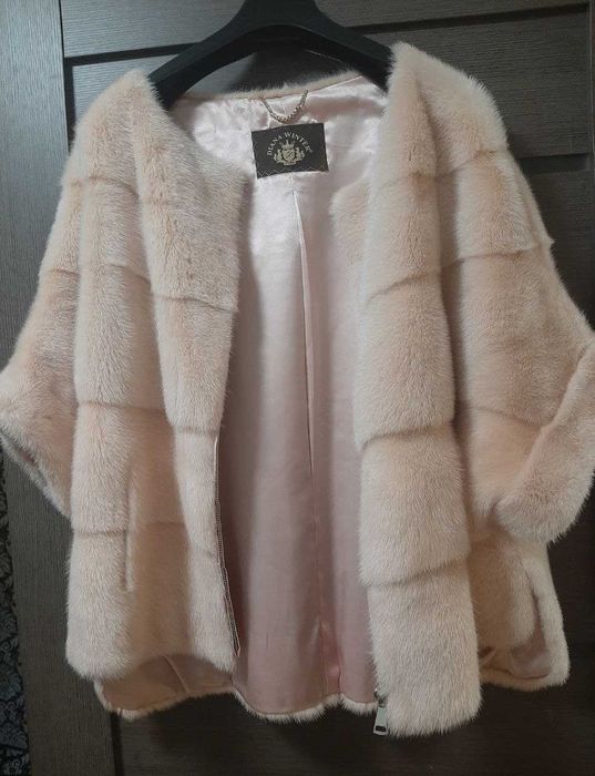 Норковая шуба оверсайз Греция