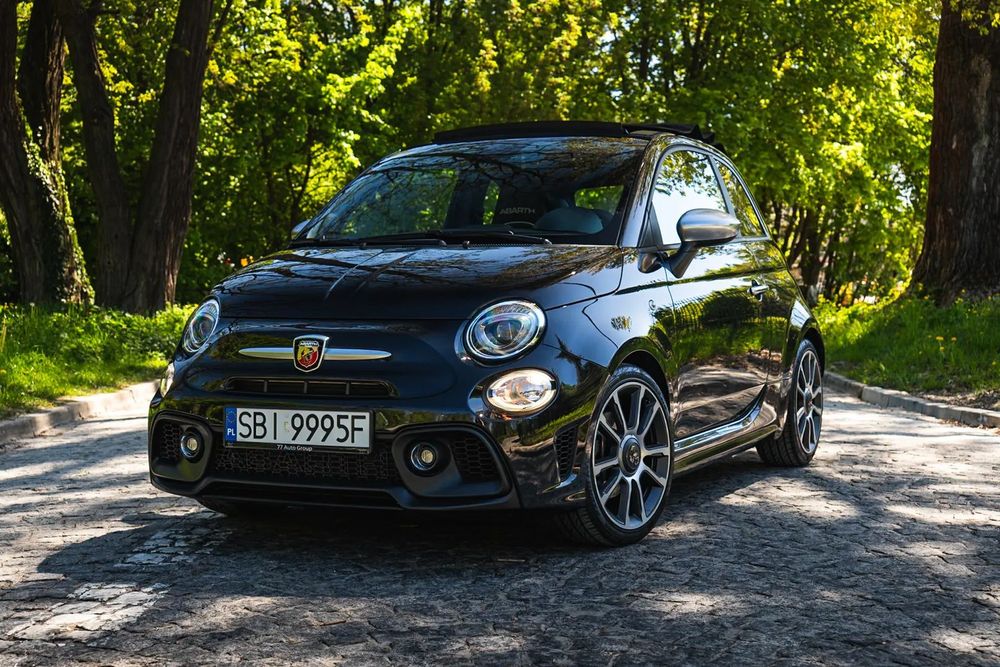Abarth 595C Turismo | Nero Carbonio | Record Monza | softtop | bezwypadkowy | FV23