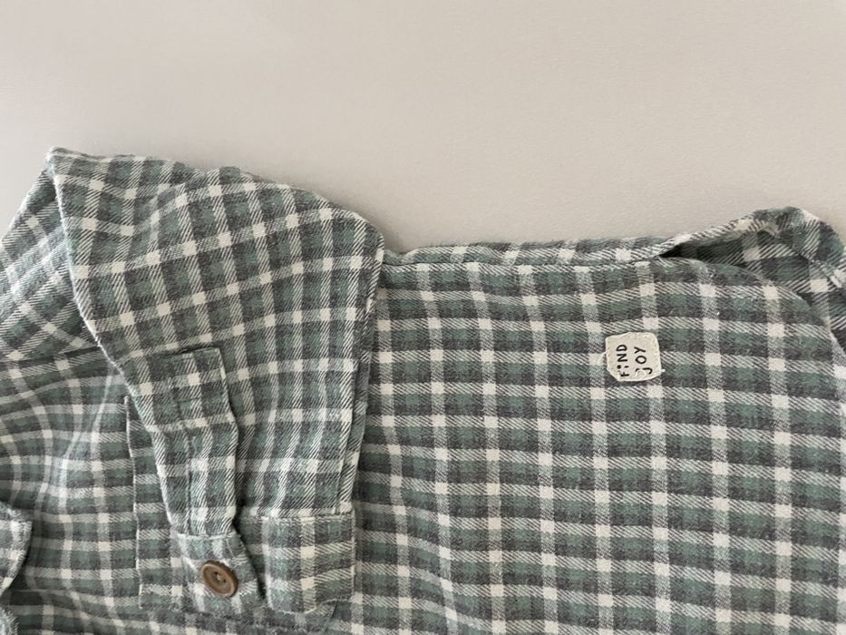 Zara Koszula flanelowa 98 kratka