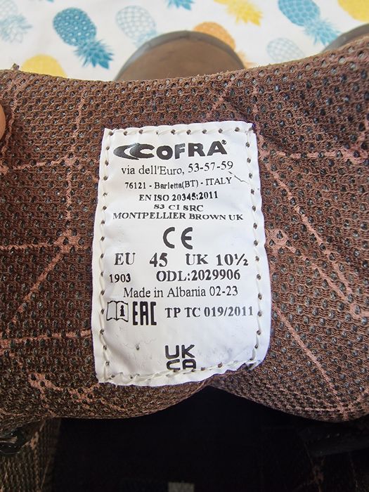 Botas de segurança Cofra S3