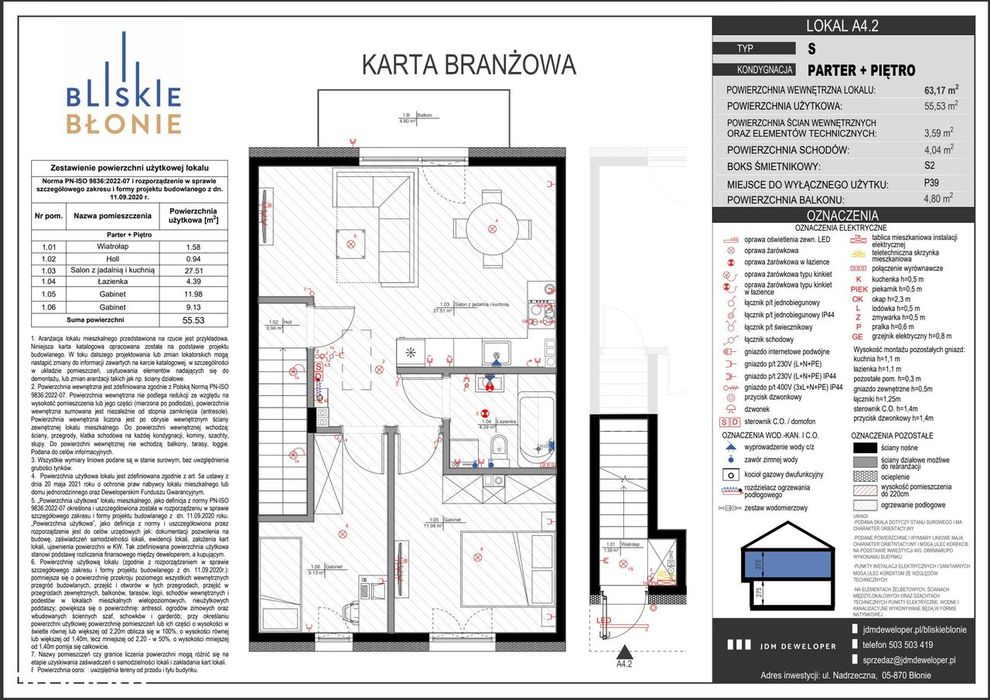 3-pokojowe mieszkanie 55 m² + balkon Bezpośrednio - Widok 2