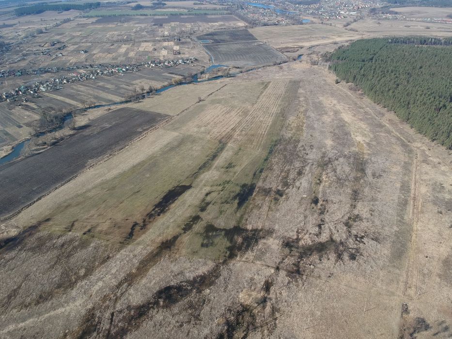 продаж ділянки 54га під котеджну забудову біля лісу  село Жорновка