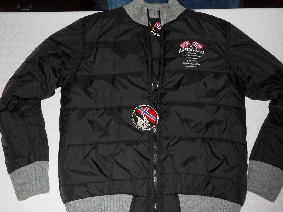 kurtka męska dwustronna, ocieplana Nebulus XL-,bomberka,pilotka