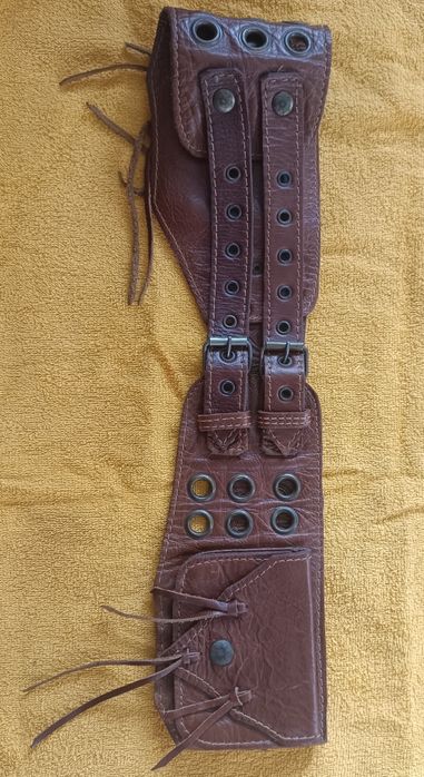 Ремінь шкіряний вінтажний б/у