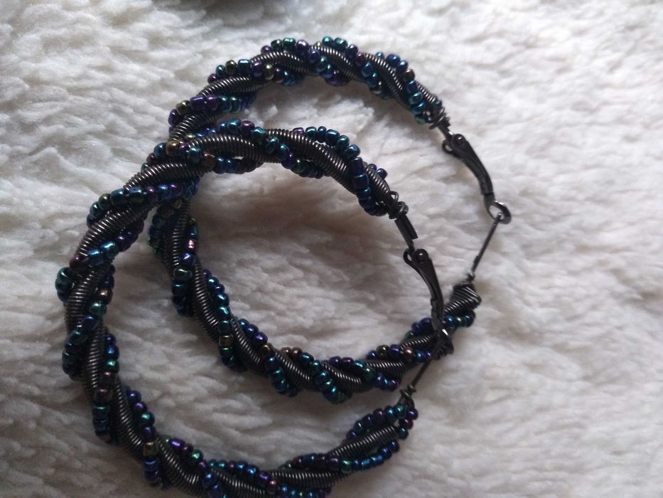 Kolczyki koła dwie pary