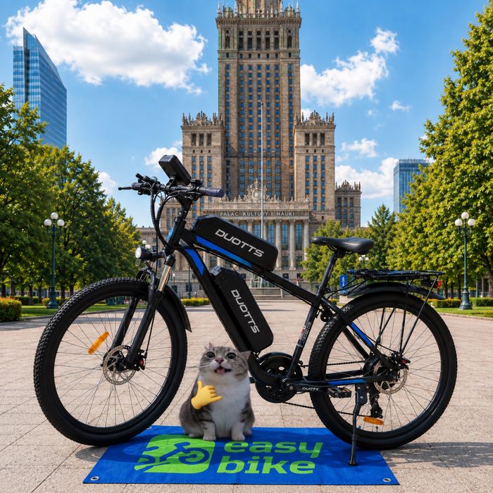Wynajem e-rowerów w Warszawie — bez kaucji, serwis w cenie, od 170zł/tydzień