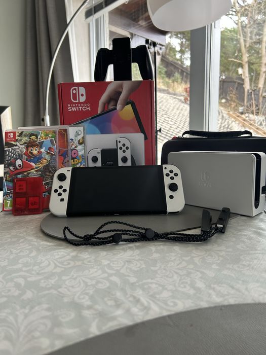nintendo switch model oled biały CENA DO NEGOCJACJI