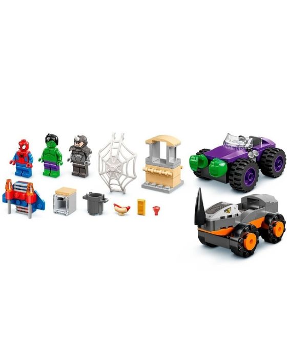 Lego Super Heroes Сутичка Халка та Носорога на вантажівках 10782