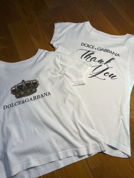 Стильні дві футболки, Dolce&Gabbana, оригінальні!