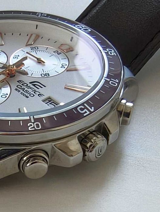 Casio Edifice EFR-546 DY 5451, stan bdb, nowa bateria + zapas!