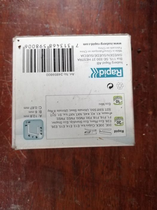 Agrafes Agrafos Rapid Standard 24/6