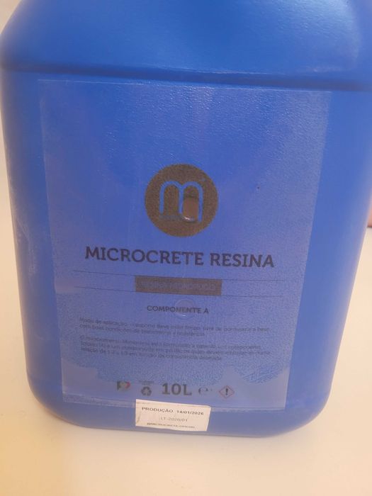 Material para trabalhos em microcimento