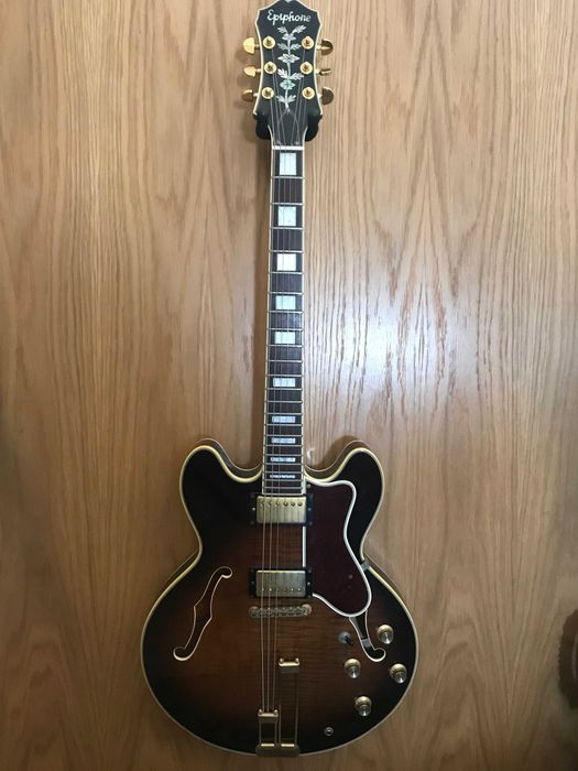 Epiphone Sheraton Vintage MIJ - Rare Tiger Sunburst
