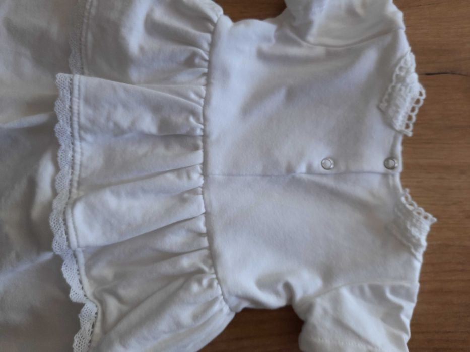 Sukienka na chrzest koronkowa Sophie Design 68/74 biała MAJA