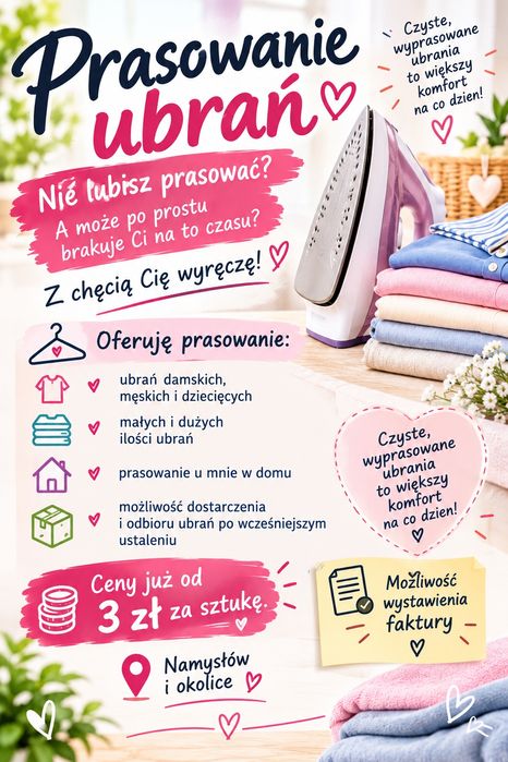 Prasowanie ubrań