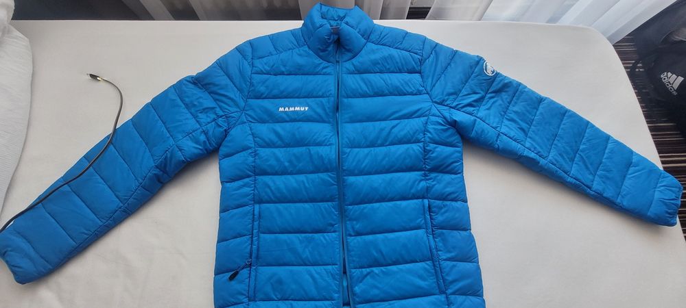 Kurtka Mammut roz M przejsciowa ocieplana glacier blue nowa meska