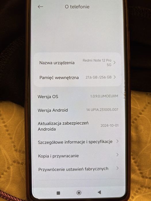 Xiaomi Redmi Note 12 Pro 256GB Stan Idealny OKAZJA
