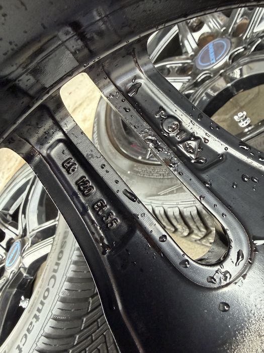 Felgi alufelgi koła Borbet 17 cali 5x120 7.5j et35 opony BMW e90 e91 e92 e46 e36 itp