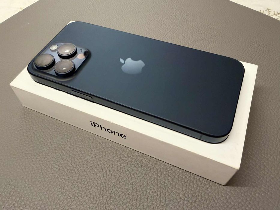 iPhone 15 Pro Max 512GB - Blue Titanium - stan idelany