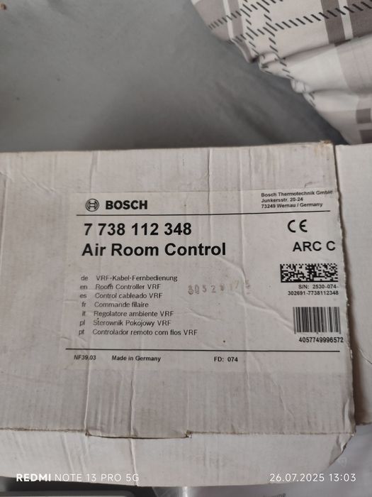 Regulator pokojowy air room arc c Bosch .