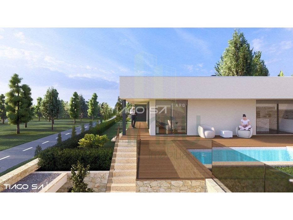Venade: Moradia T3 térrea, com piscina, em construção