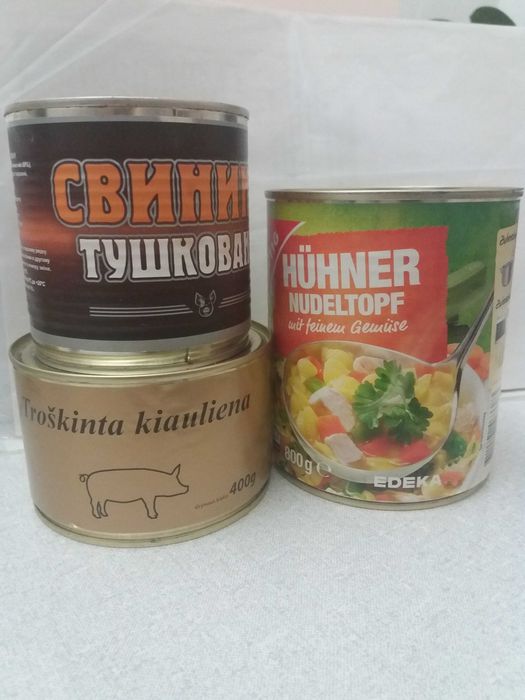 Консерви, мука, інше