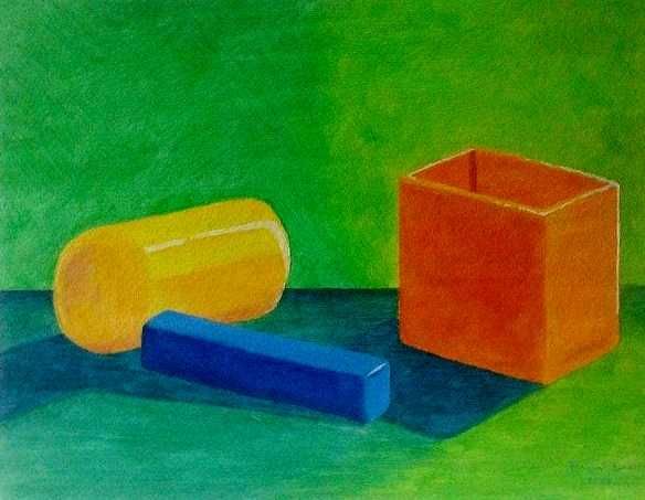 Pintura de brinquedos a óleo sobre cartão, decoração criança