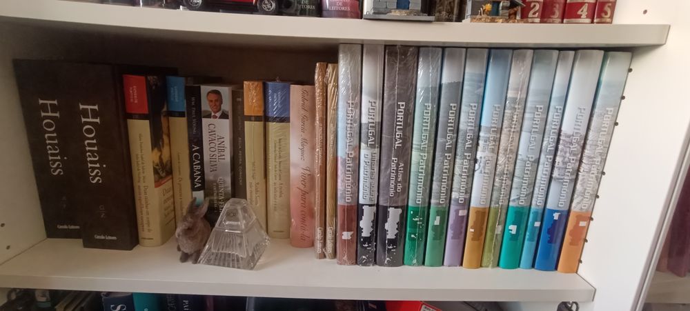 Coleção de livros visivel na fotografia