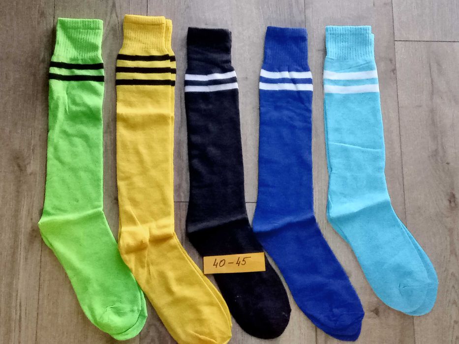 Акция! - Гетры футбольные размеры 40-45 ТОНКИЕ, в ассорт.,цена за пару