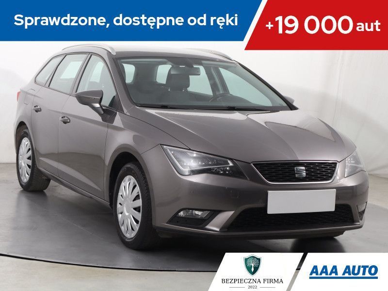 Seat Leon Sportstourer 1.6 TDI, Salon Polska, Serwis ASO, Klimatronic, Tempomat, Parktronic