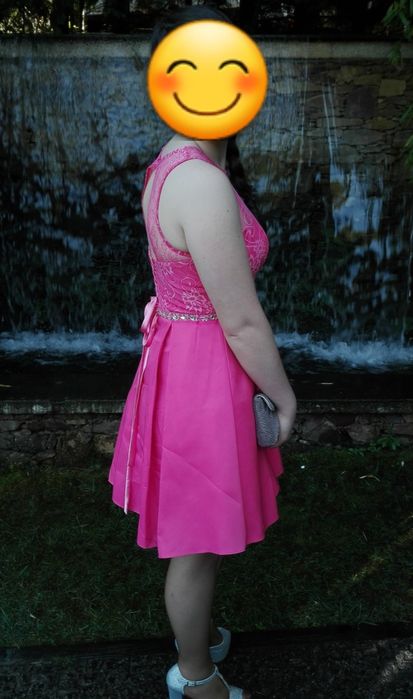 Vestido Cerimónia Fúscia