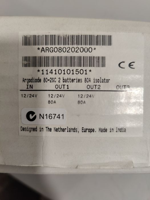 Батарейний ізолятор Argodiode 80-2SC 2 батареї 80A   Victron Energy