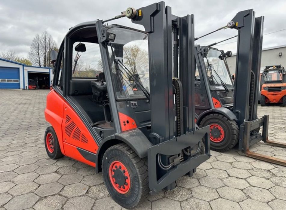 Wózek Widłowy Linde H50D triplex kabina diesel rok 2012