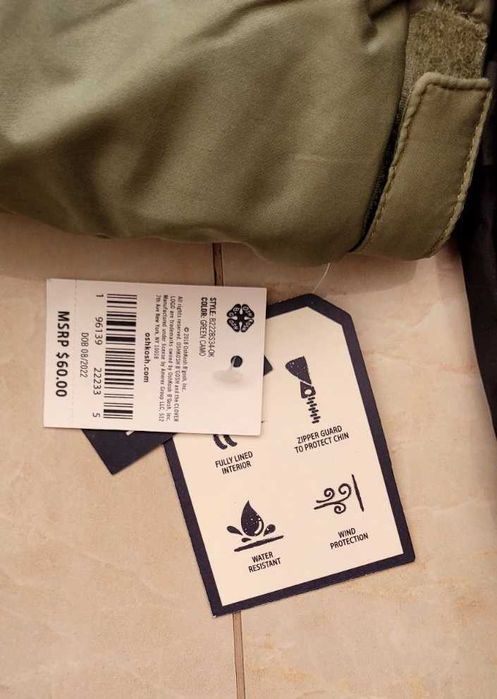 Новий дитячий зимовий термо комбінезон OshKosh США 6 розмір 115-122 см