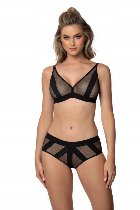 Róża Pasomela Stringi Damskie Czarne R. Xl