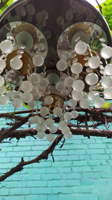 Люстра з кришталиками