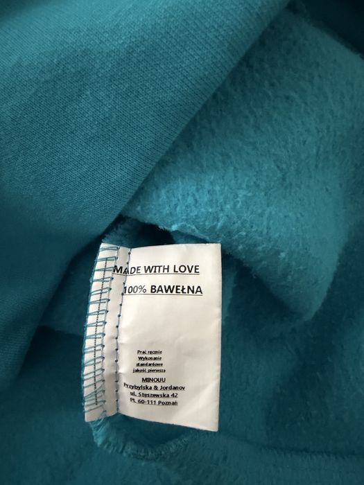 Minouu bluza niebieska sukienka