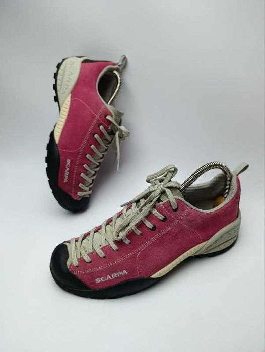 SCARPA Женские розовые замшевые ботинки для активного отдыха, EU 39, UK 5.5, US 7.5