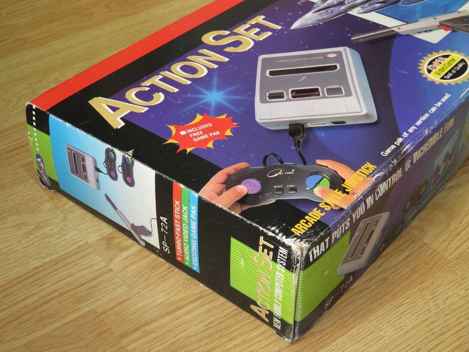 Family Game que lê cartuchos Nintendo NES já com 168 jogos na memoria