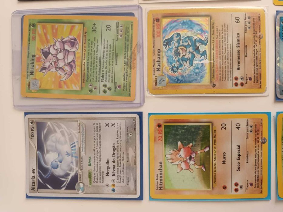 Cartas Pokemon Primeiras Gerações