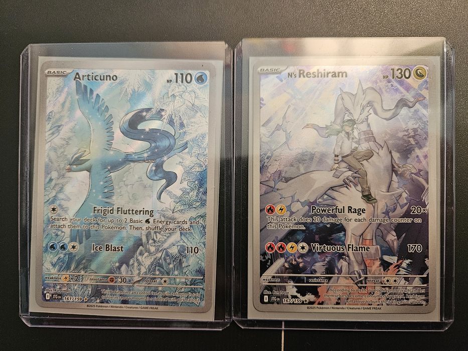 N's Reshiram 167 i Articuno 167 Journey Together pokemon