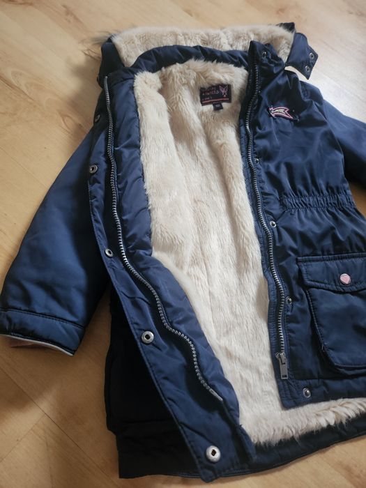 Zimowa kurtka da dziewczynki r. 116