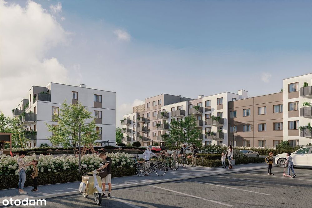 3-pokojowe mieszkanie 54m2 + balkon Bez Prowizji