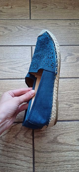 Granatowe# niebieskie espadryle Jenny Fairy# buty letnie r. 38