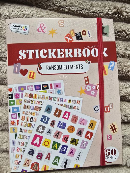 Stickerbook Ransom Elements Craft Książeczka z naklejkami