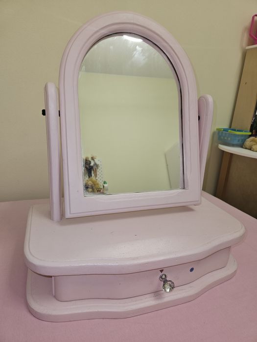 Toaletka drewniana dziecieca