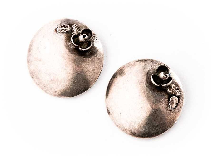 Warszawskie Srebrne Klipsy - 11,59g - PRL - VINTAGE - ORNO