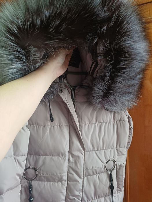 Жіночий зимовий пуховик FineBaby Cat