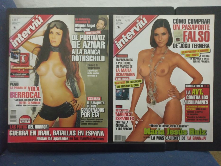 Lote de 16 Revistas INTERVIÚ